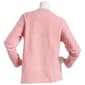 Womens Bonnie Evans Floral Spray w/Pearls Polar Fleece Top - image 2