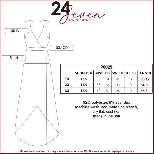 Plus Size 24/7 Comfort Apparel Hi Low Pleated Fit & Flare Dress