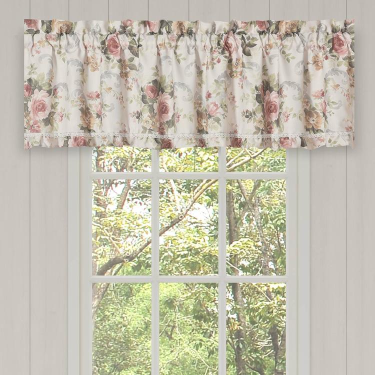 Royal Court Chablis Window Straight Valance - 72x17