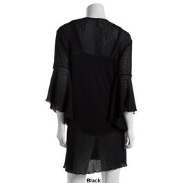 Plus Size Cover Me Tunic Long Sleeve V-Neck Onion Cover Up