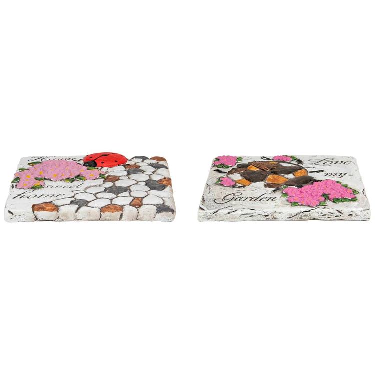 Northlight Seasonal Love my Garden Garden Stones - Set of 2