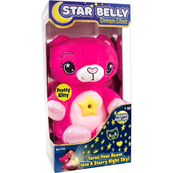 Ontel Star Belly Dream Lights Pretty Pink Kitty Night Light
