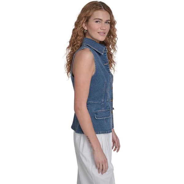 Womens Nautica Denim Vest