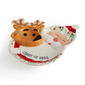 Pfaltzgraff® Winterberry Figural Santa Cookie Plate - image 3