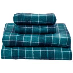 Ashley Cooper(tm) Spruce Plaid Fleece Sheet Set