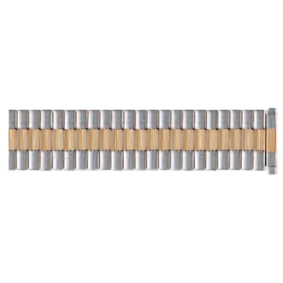 Unisex Watchbands 2 Go Stainless Steel Two-Tone Watchband