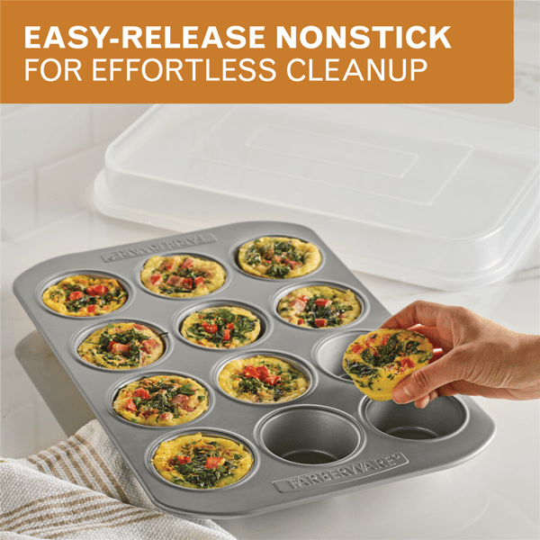 Farberware Bakeware Nonstick 12-Cup Muffin Pan