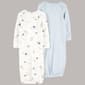 Baby Boy (Preemie-3M) Carters(R) 2pk. Wild & Free/Stripe Gowns - image 1