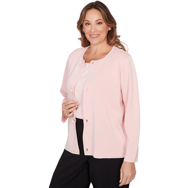 Plus Size Emaline Enchanted Bloom Floral Button Cardigan