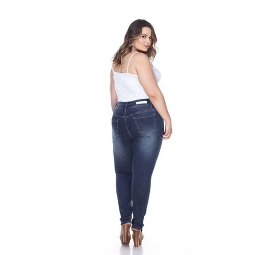 Plus Size White Mark Super Stretch Denim Jeans