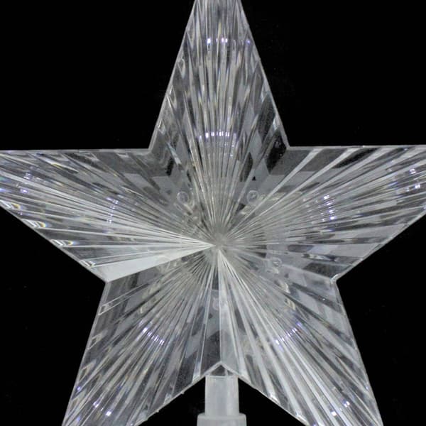 Northlight Seasonal 8in. LED Crystal Star Christmas Tree Topper