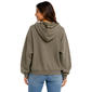Juniors No Comment Fleece Camo Lined Hoodie - Vetiver - image 3