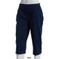 Plus Size Napa Valley Pull On Solid Split Hem Capri Pants - image 4