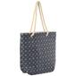 Renshun Quilted Geometric Tote - Black/White - image 2
