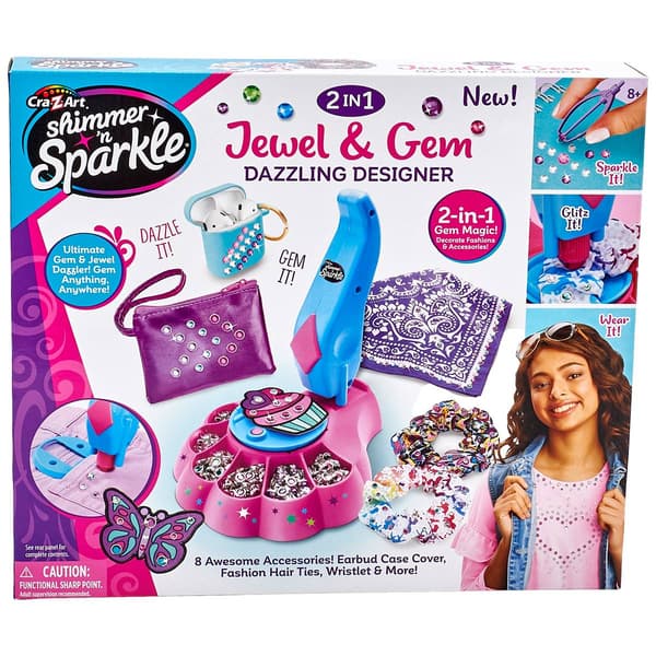 Cra-Z-Art(tm) Shimmer N Sparkle Ultimate Jewel & Gem Dazzling Design - image 