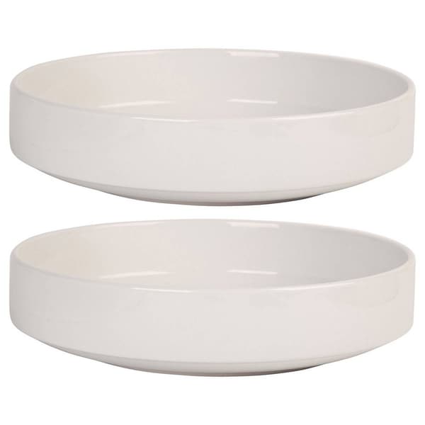 Home Essentials Set of 2 9in. Round Stacking Bowls