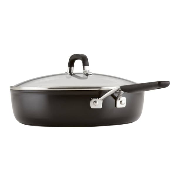 KitchenAid Hard Anodized Nonstick Saut&#233; Pan with Lid - 5-Quart