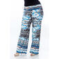 Plus SizeWhite Mark Printed Palazzo Pants - Sky Blue/Cheetah - image 3