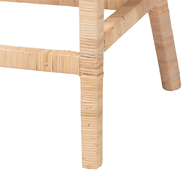 bali & pari Beata Natural Rattan Counter Stool