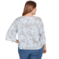 Plus Size Skye''s The Limit Quiet Wave Patchwork Crochet Blouse - image 2