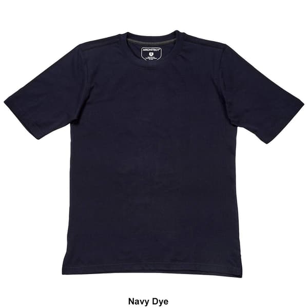 Mens Architect® Ribbed Crew Neck Solid Jersey Tee