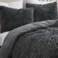 Sweet Home Collection Plush Shaggy 3pc. Comforter Set - image 2