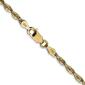 Unisex Gold Classics&#8482; 2.75mm. 14k Diamond Cut Light Rope Necklace - image 3
