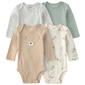 Baby Unisex (NB-24M) Carter''s(R) 4pk. Bear Long Sleeve Bodysuits - image 1