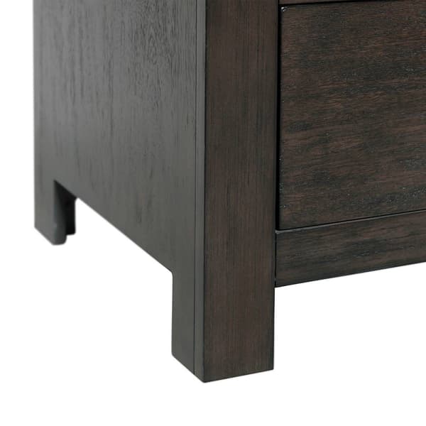 Elements Shelby 2 Drawer Nightstand with USB