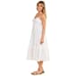 Juniors Self Esteem Allover Eyelet Lace-Up Midi Slip Dress - image 5
