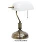 Simple Designs Executive Banker''s Desk Lamp w/Glass Shade - image 6