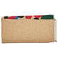 Sol & Mer Geometric Floral Beaded Flap Clutch - image 4