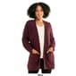 Plus Size Bobeau Long Sleeve Popcorn Pocket Cardigan - image 2