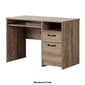 South Shore Tassio Gray Oak 2-Drawer Desk - image 13