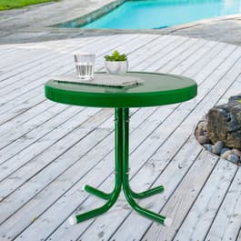 Northlight Seasonal 22in. Retro Tulip Side Table - Green