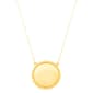 Gold Classics™ 10kt. Yellow Gold Polished Beaded Circle Pendant - image 2