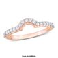 Gemstones Classics&#8482; 10kt. Gold Lab Created White Sapphire Ring - image 8