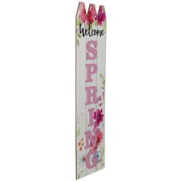 Northlight Seasonal Welcome Spring Floral Porch Sign