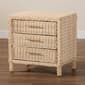 bali & pari Lanica Japandi Rattan 3-Drawer Nightstand - image 10