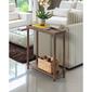 New Ridge Home Goods Harrison Side End Tables w/ Shelf - Chestnut - image 2