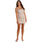 Juniors Emerald Sundae Glitter Ruch Wide Strap Sheath Dress - image 1