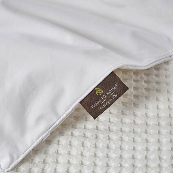 Farm To Home Organic Cotton Premium White Down Comforter