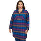 Plus Size Ruby Rd. Fall Wonders Long Plaid Button Front Jacket - image 1