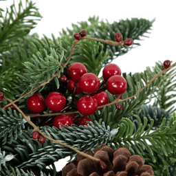 Northlight 30in. Red Berries & Pine Cones Christmas Wreath