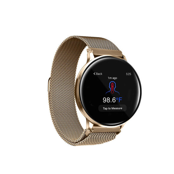 Unisex iTouch Gold Mesh Sport Watch - 500014G-42-A27 - image 