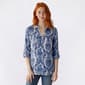 Juniors A. Byer Tropical Floral Blouse - image 1