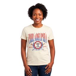 Womens Tailgate Philly Baseball Liberty Bell Bombers Tee