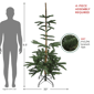 Northlight Real Touch™ 6.5ft. Slim Nordmann Fir Christmas Tree - image 4