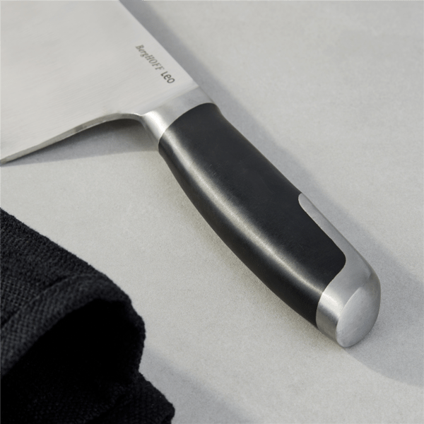 BergHOFF Leo Graphite 7in. Forged Stainless Steel Cleaver, Black
