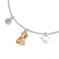 Shine Disney CZ Winnie the Pooh Motif Charm Adjustable Bracelet - image 2